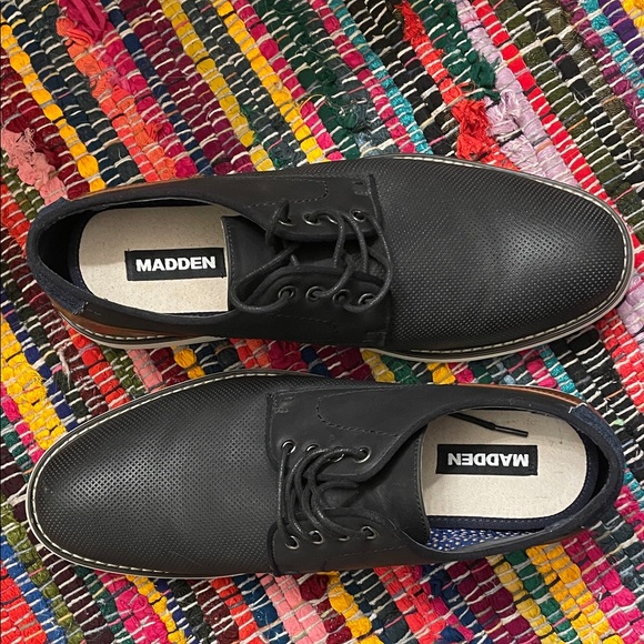 Steve Madden Black and Brown Men's Derbys - Picture 8 of 10